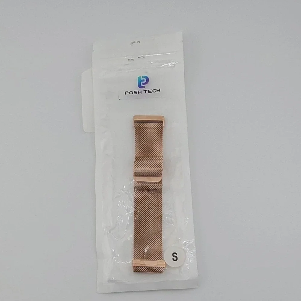 Posh Tech Rose Gold Milanese Loop Magnetic Watch Band Size Small